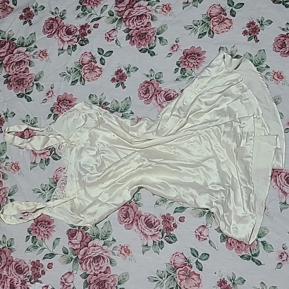 Vintage 100% SILK morgan taylor medium - Picture 9 of 9